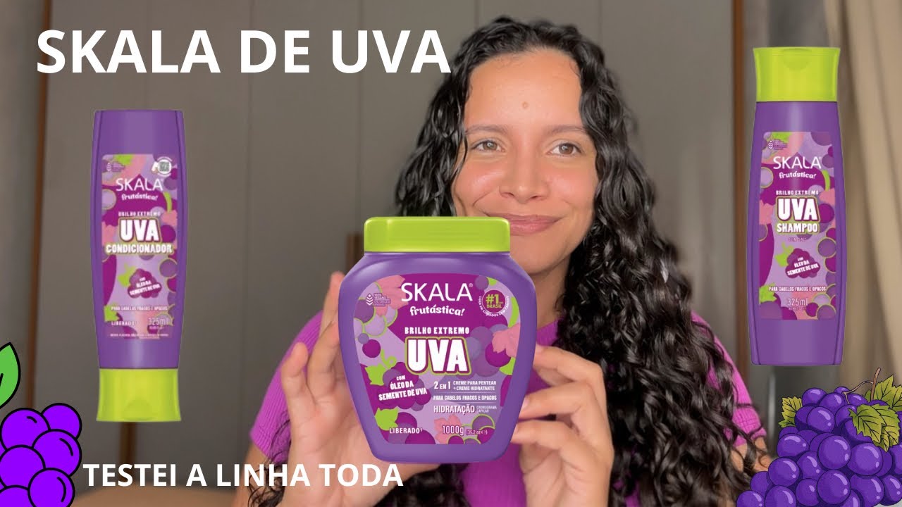 TESTEI A LINHA DE UVA DA SKALA