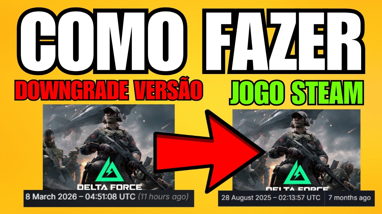 Como Fazer Downgrade da Versão de Um Jogo no Steam - Passo a Passo