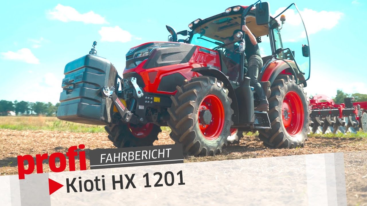 Neuer Kioti in der Wildnis gesichtet! | Kioti HX1201  | profi #Fahrbericht