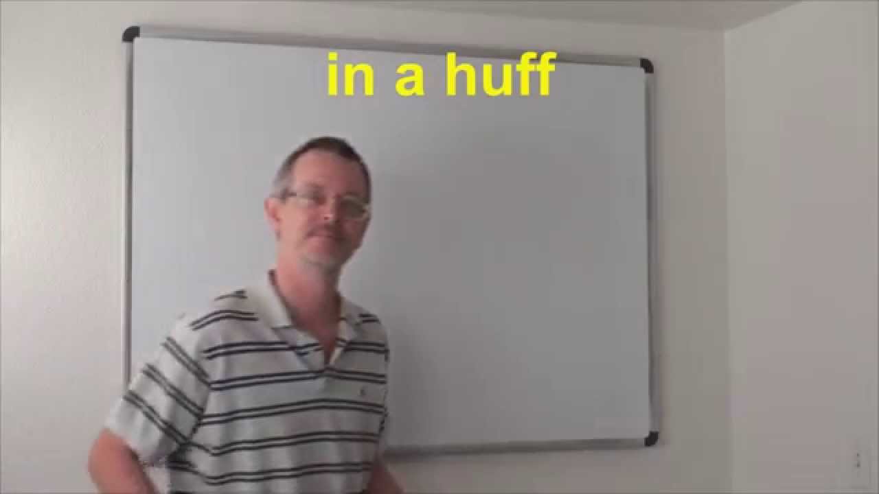 Learn English: Daily Easy English Expression 0556: in a huff