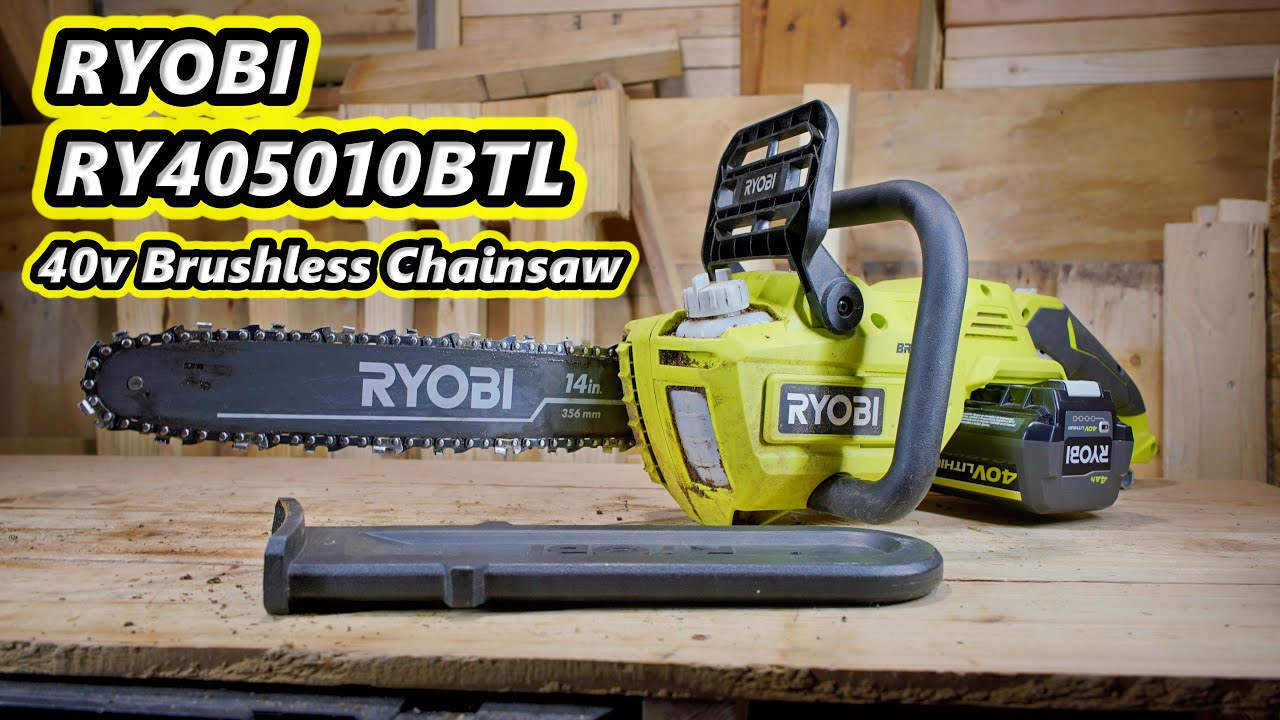 Review Ryobi RY405010BTL 14in chainsaw