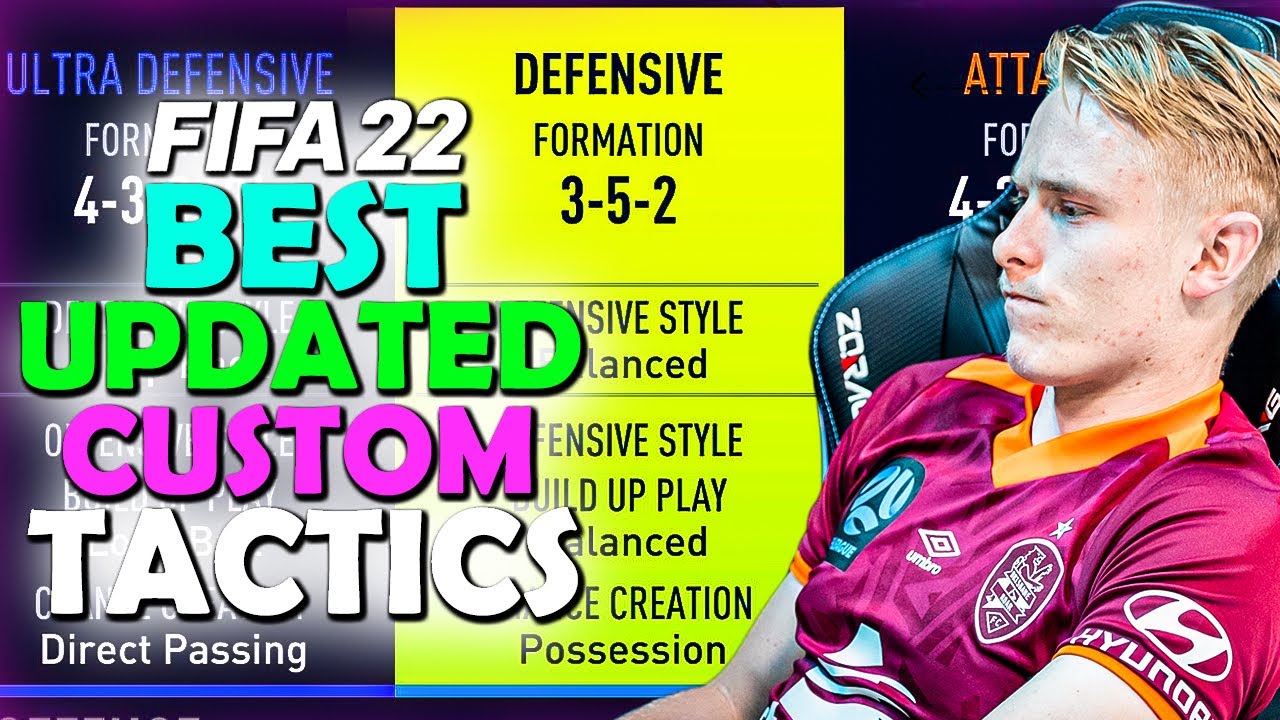 The BEST *NEW* CUSTOM TACTICS in FIFA 22 | 4231 (2) & 442 CUSTOM TACTICS - FIFA 22 CUSTOM TACTICS