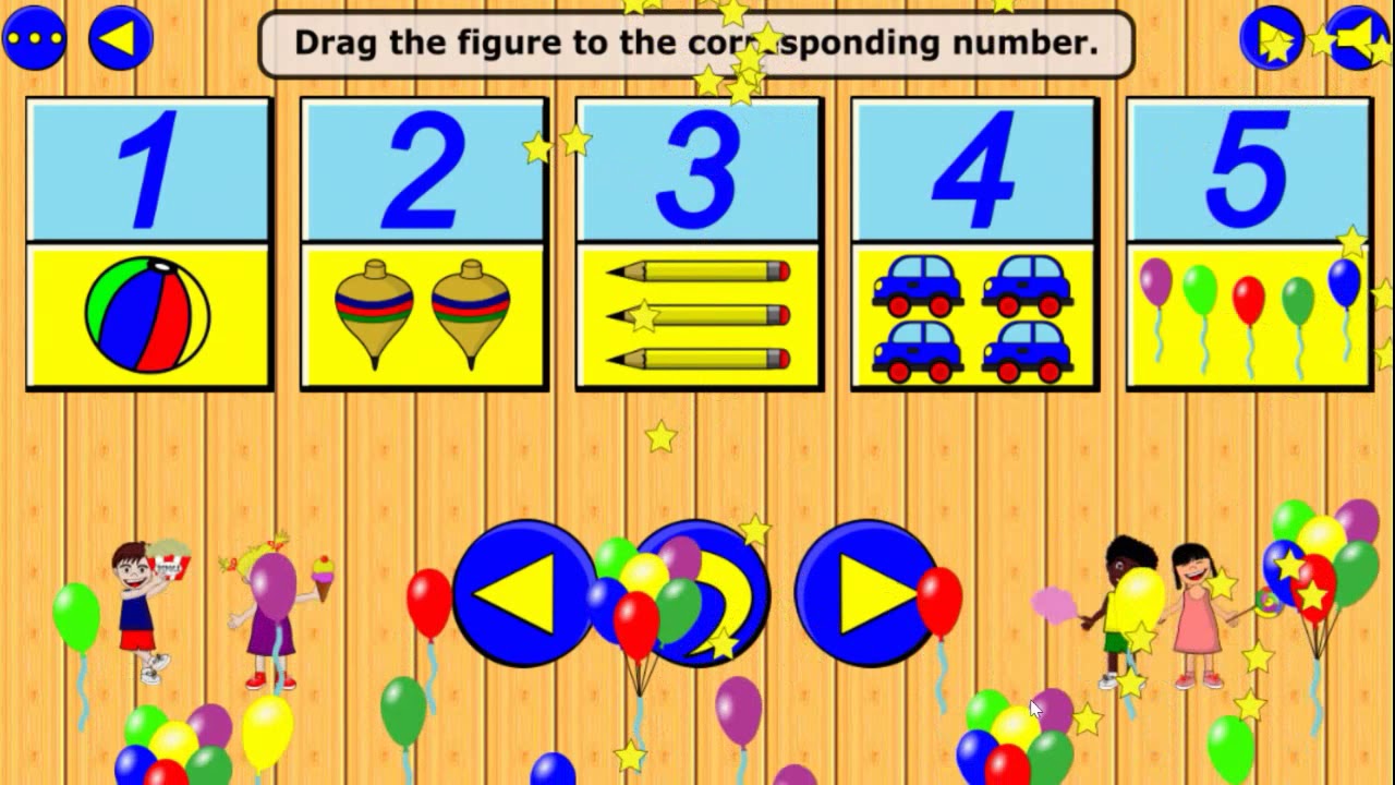 NUMBERS AND VOWELS - Game preview