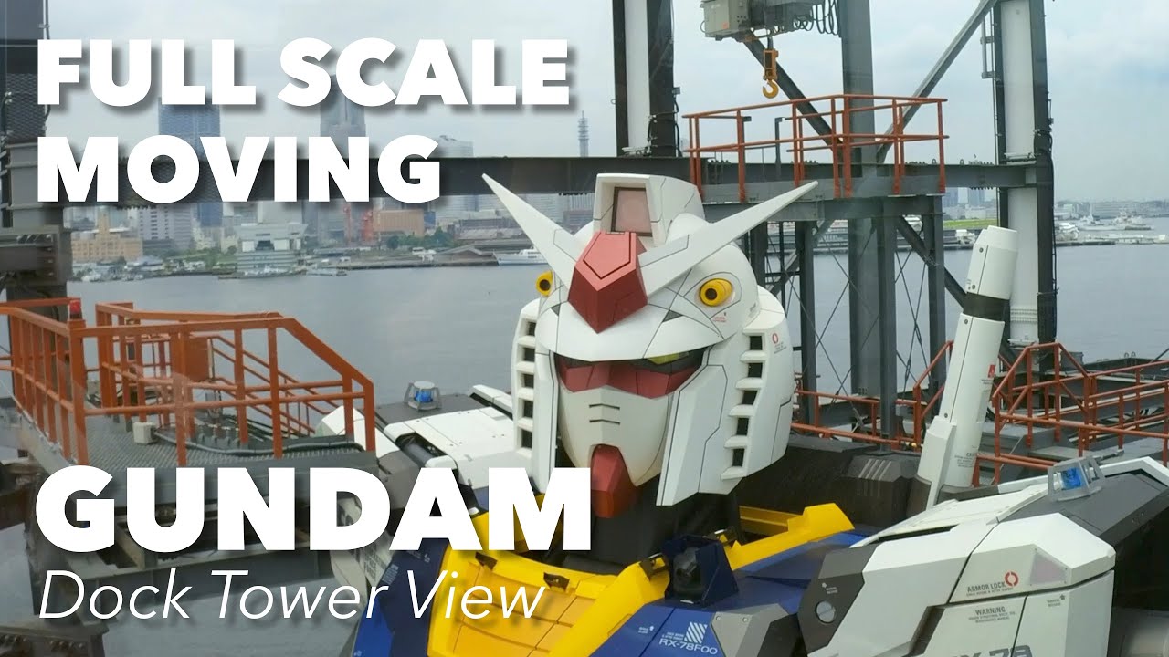 Full scale Moving Gundam up close - ガンダム - Dock Tower