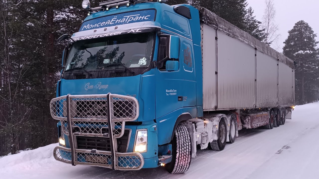ДАЛЬНОБОЙ. МОИСЕЙ ВЕЗУ ЩЕПУ ЧЕРЕЗ ПЕРЕВАЛ #moisei #volvo #дальнобой