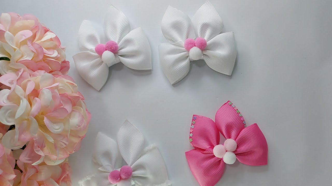 Laço com orelha de Coelho 🐰 Fita de gorgurão 🎀🐰 DY Ribbon By Jéssyca Ferreira Laços 🎀