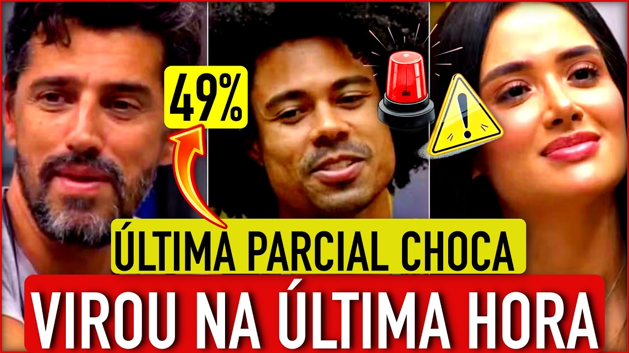 🚨RESULTADO FINAL: VIROU NA ÚLTIMA HORA!! ÚLTIMA PARCIAL MOSTRA RESULTADO CHOCANTE NO PAREDÃO FALSO!