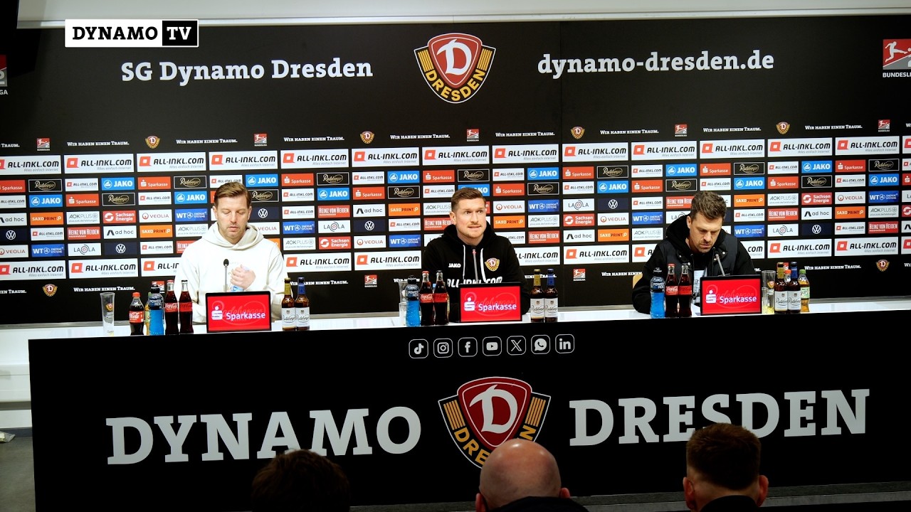24. Spieltag | SGD - SVD | Pressekonferenz nach dem Spiel