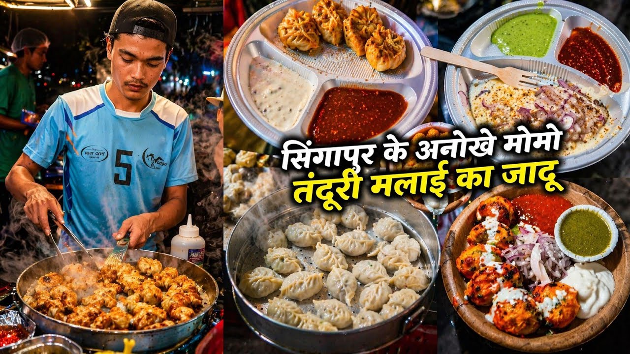 Singapuri, Cheese & Corn, Malai Crispy Paneer Momo At Craving Momo Dwarka || Delhi Street Food