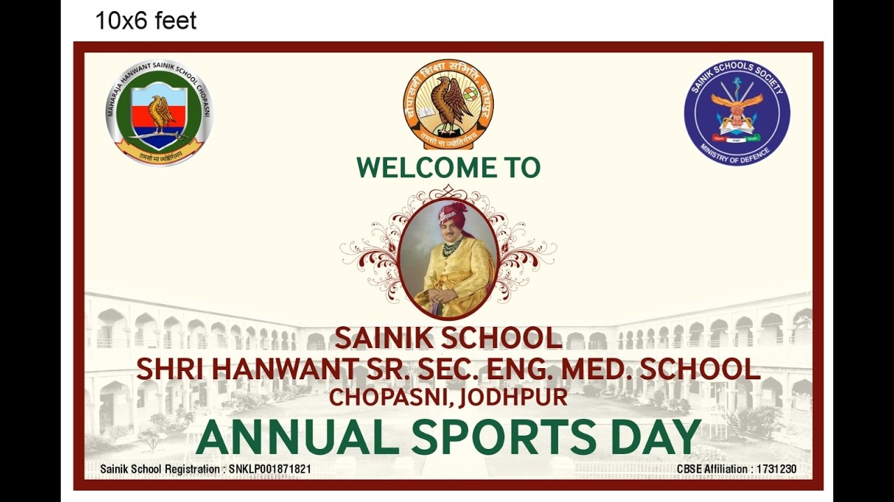 SAINIK SCHOOL SHRI HANWANT SR. SEC. ENG. MED. SCHOOL CHOPASNI, JODHPUR ANNUAL SPORTS DAY