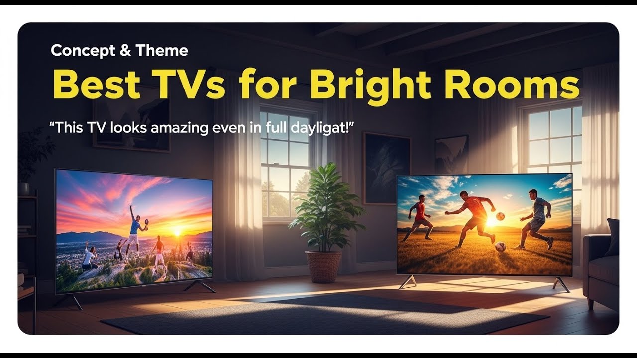 TOP 5 Best Tvs For Bright Rooms 2026 | These Tvs Shine Even In The Brightest Rooms