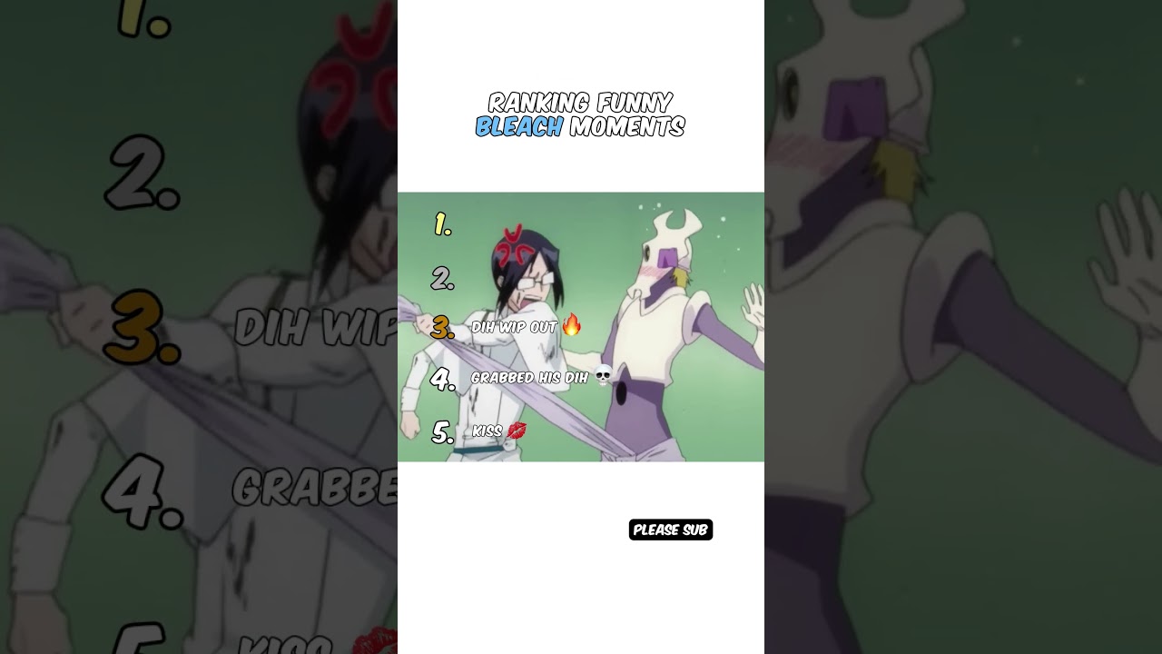 Top 5 Funny Bleach Moments #anime #fypshorts