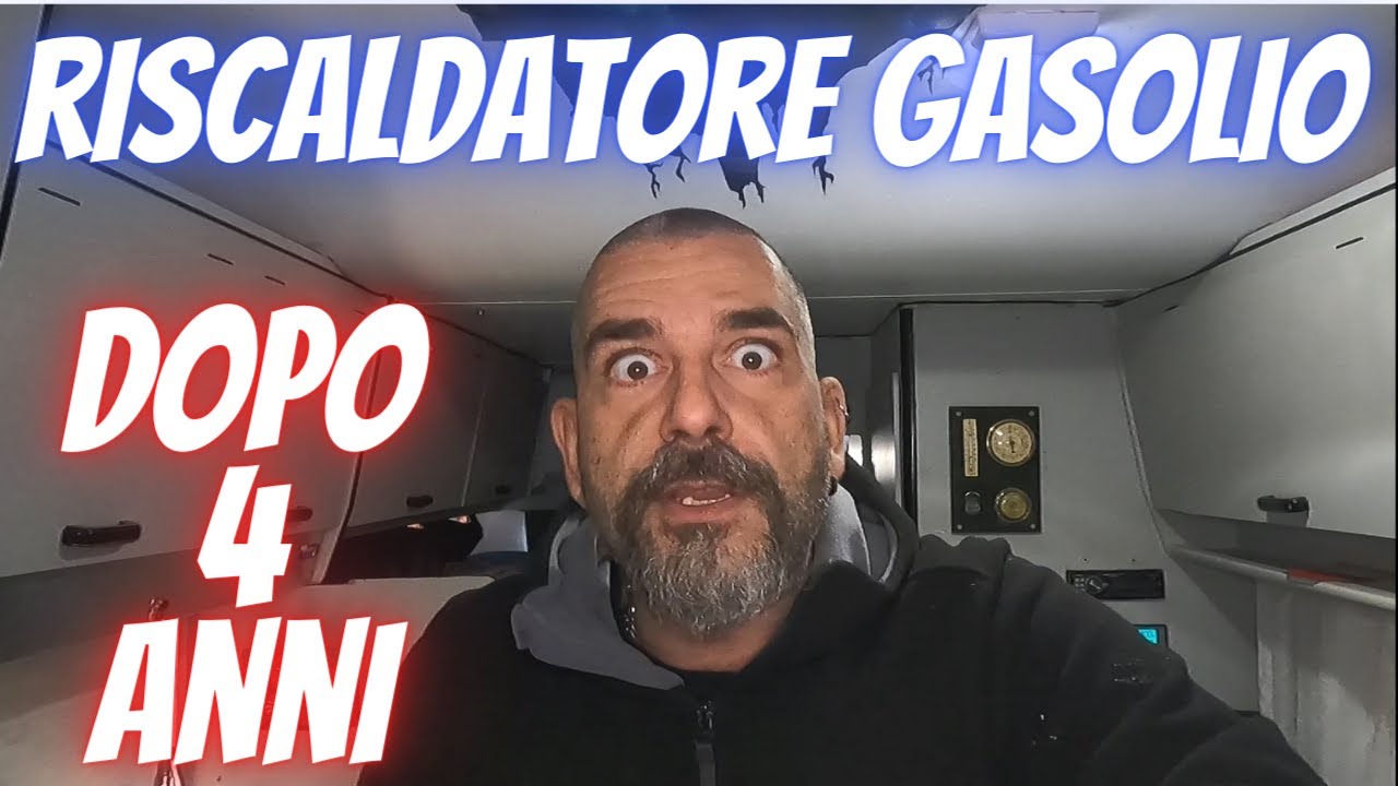 Riscaldatore gasolio Cinebasto dopo 4 anni Camper Van