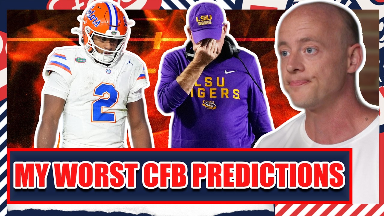 Josh Pate's WORST College Football Predictions Ever