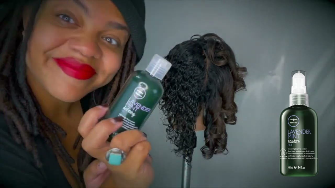 Technical Curly Shag Style with Lavender Mint & Clean Beauty