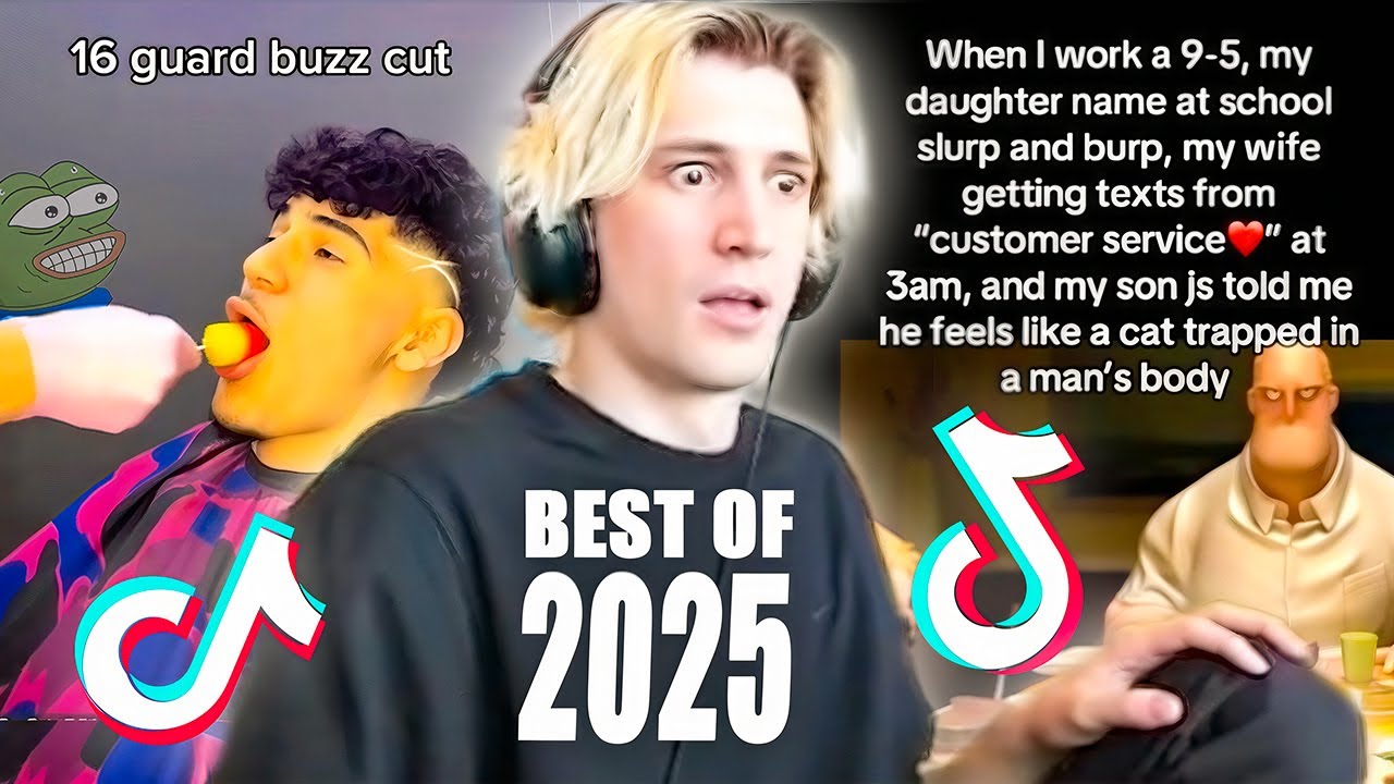 xQc Reacts to Dark Humor TikToks That Left Him Speechless (Best of 2025)