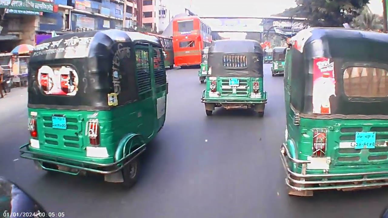 City Tour  Sciencelab to Mirpur Road.