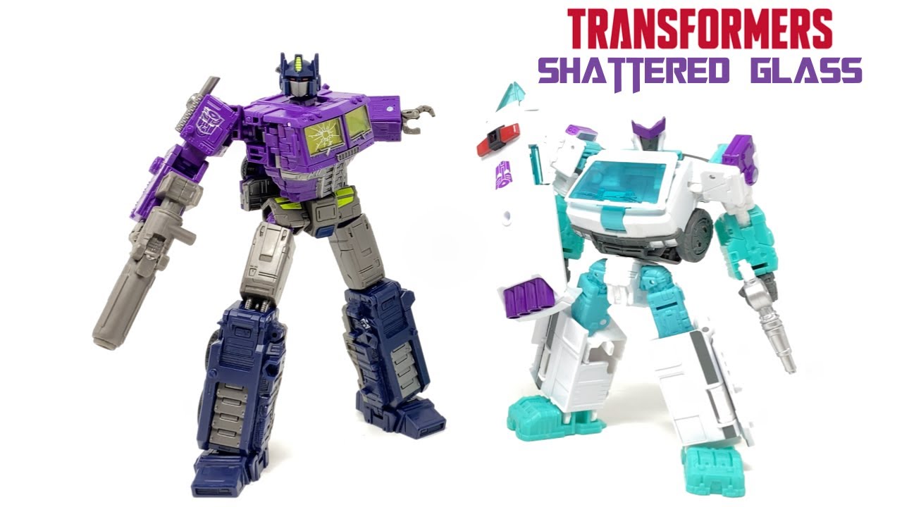 Transformers Generations Select Shattered Glass Optimus Prime and Ratchet Review