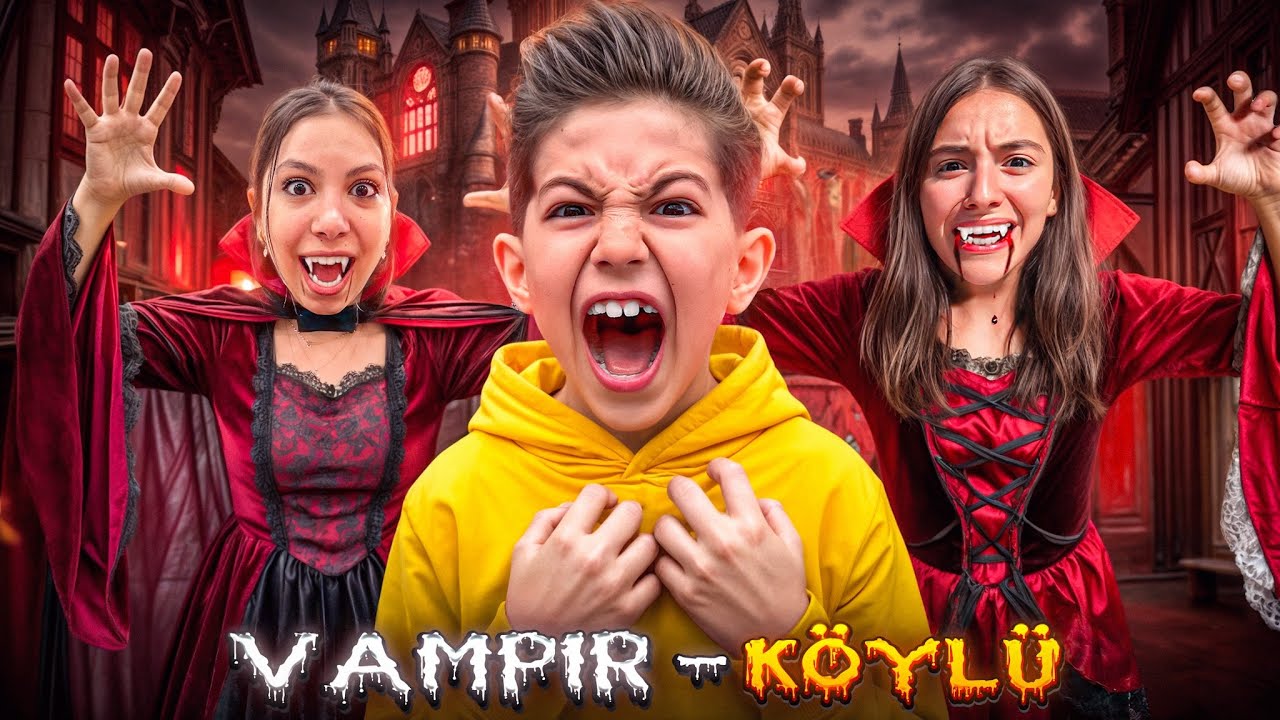 VAMPİR KÖYLÜ OYUNU GERÇEK OLDU !! | VAMPİRDEN KURTULMAYA ÇALIŞTIK