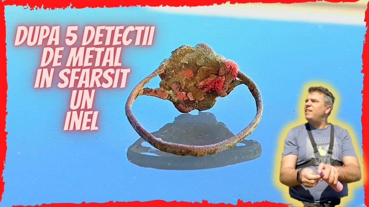 Inel de Bronz cu Ata Rosie | Detectie Metal Romania
