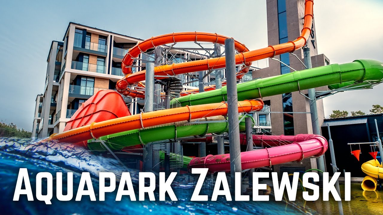 Amazing Water Park in Poland! Aquapark Zalewski - All Slides