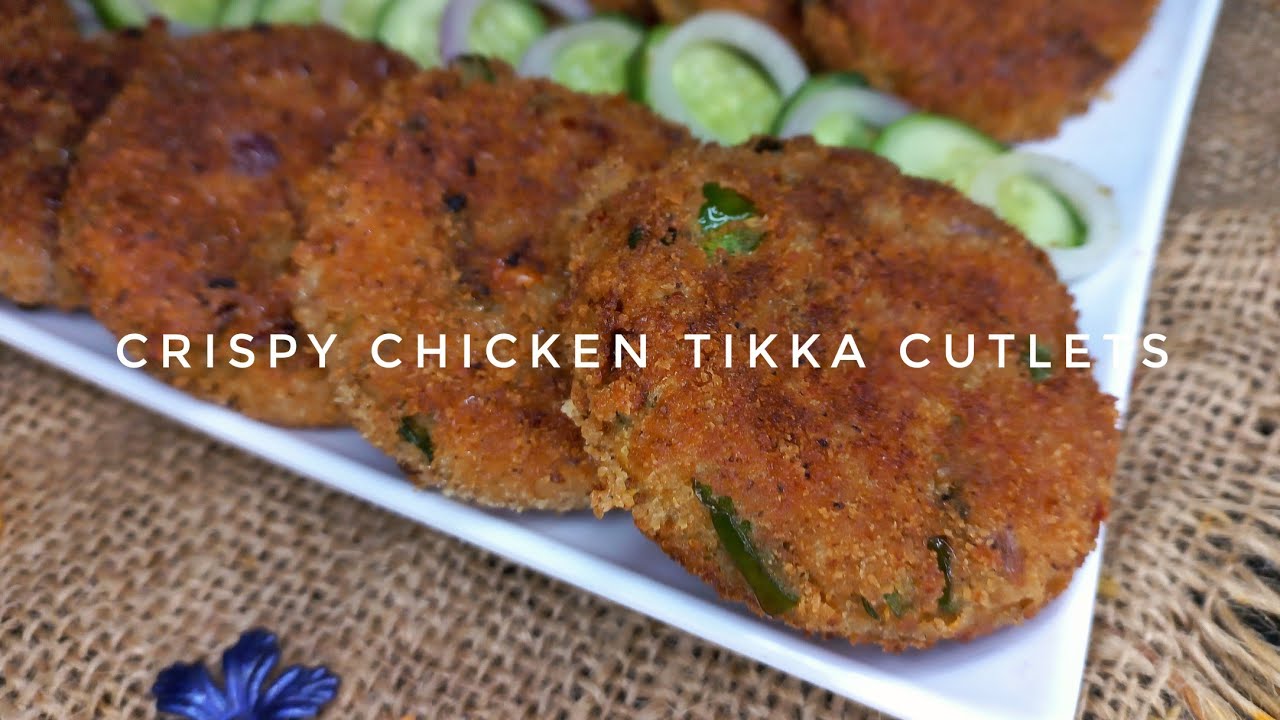 Crispy Chicken Tikka Cutlet Recipe | Delicious Snack Idea | Quick & Easy