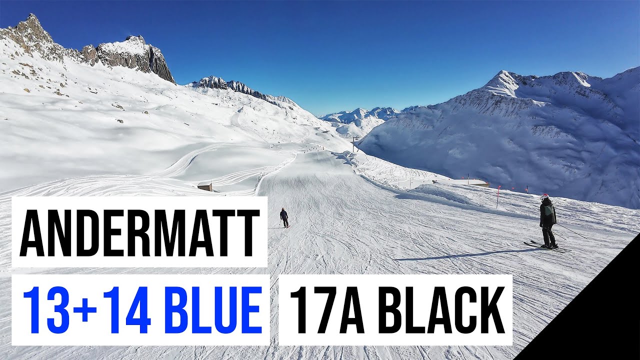 Andermatt, 13/14 🔴 RED-ROT + 17a ⚫ BLACK-SCHWARZ (Windy Day) #1 🇨🇭