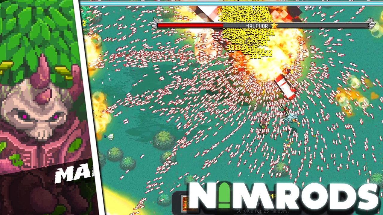 GODLIKE Hydra Minimissle Swarmer Destroying the Hardest Boss in Nimrods