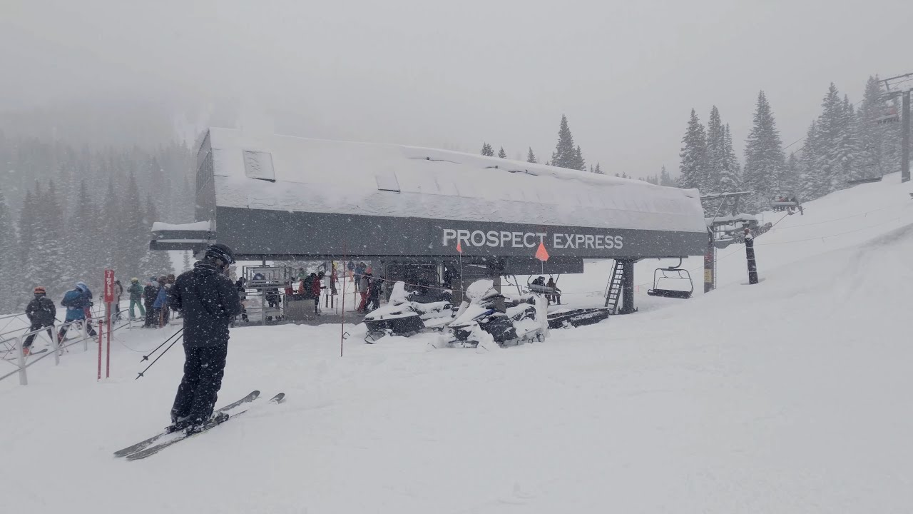 Riding Telluride's Prospect Lift in a Storm