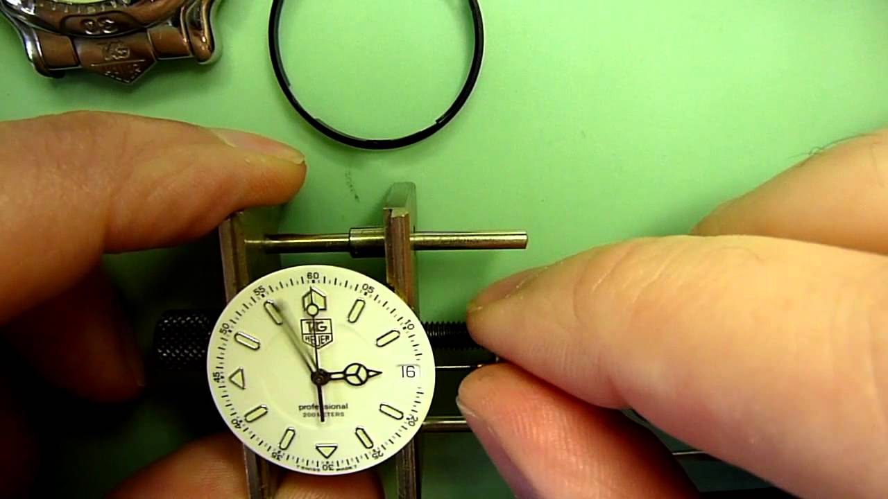 How to ReLume Watch Hands. Part 3. Repair the luminous compound on a Tag Heuer watch.