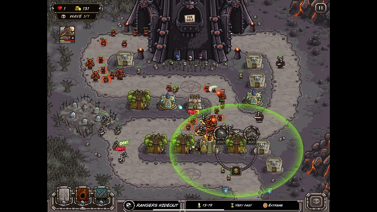Kingdom Rush - The Dark Tower Iron on Veteran Guide