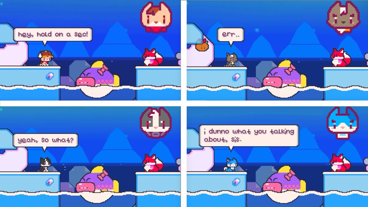 All Cat’s Reactions to Cutscene Dialogue - Super Cat Tales: PAWS