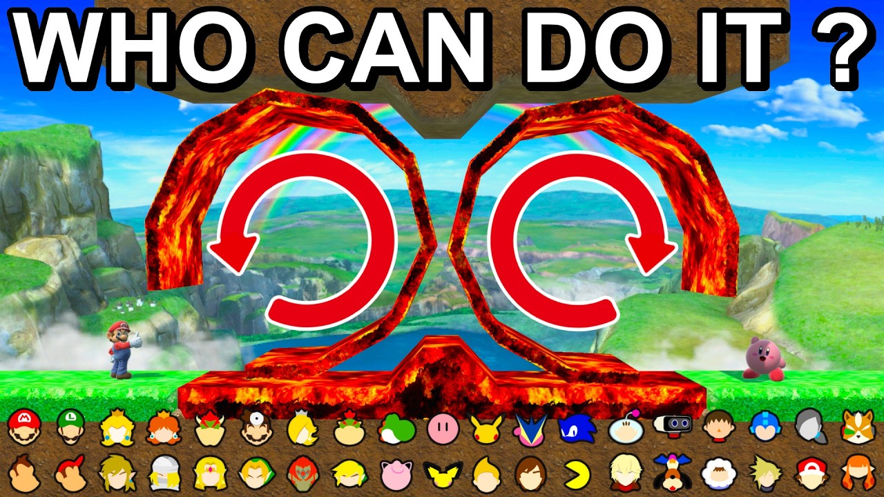 Who Can Complete The Two Lava Circles ? - Super Smash Bros. Ultimate