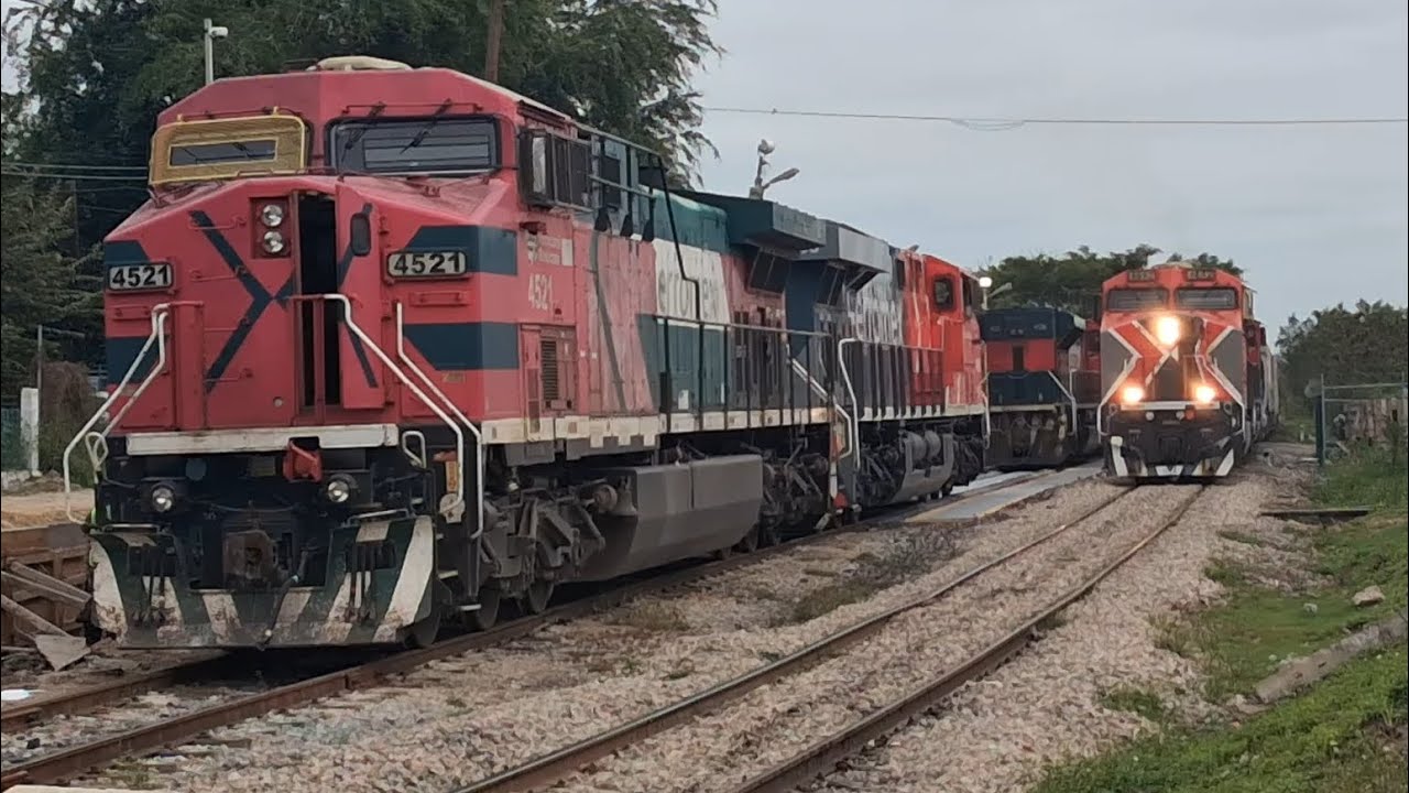 Movimientos en patios de FXE !! Tren 🚫equivocado de via 🤣, AC4400CW fxe acomodando maquinas al CIL 