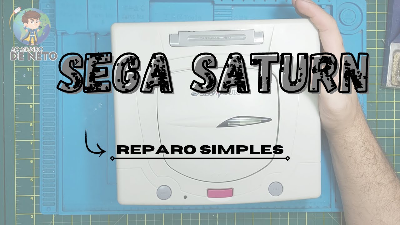 SEGA SATURN NÃO GIRA CD MANUTENÇÃO FACIL