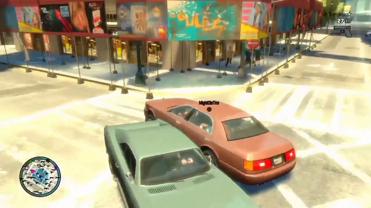 Gta4online in 2026  racing turns into a mess lol 
