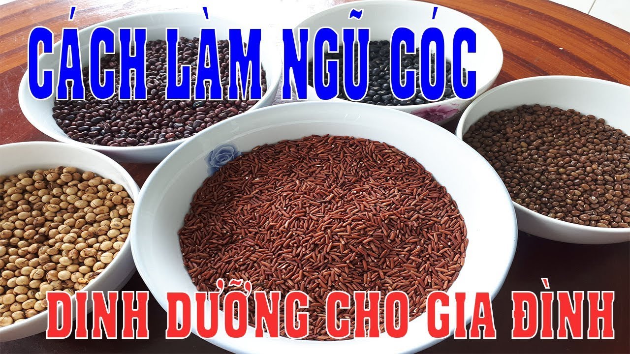 Bột Ngũ Cốc, C&aacute;ch l&agrave;m BỘT NGŨ CỐC c&aacute;c LOẠI ĐẬU dinh dưỡng - Xanh TV