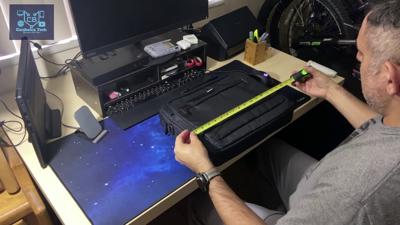 Unboxing and Try On - 15.6-In Notebook shoulder Bag carrying case from Amazon Basics