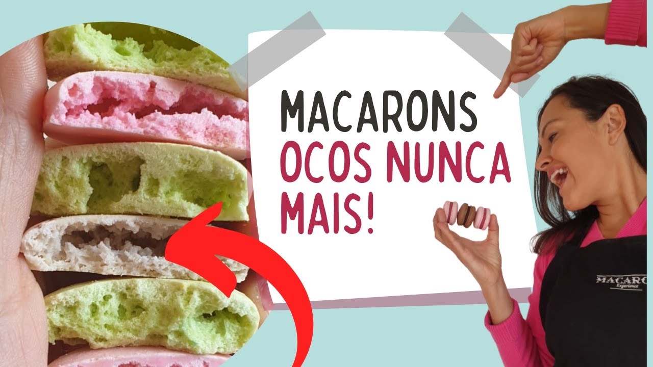 Entenda por que os macarons ficam ocos por dentro