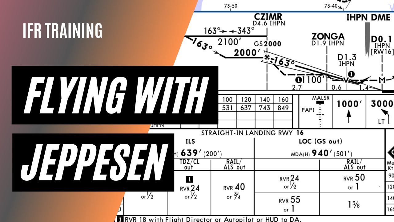 Как читать схему захода на посадку Jeppesen | Переход на Jeppesen