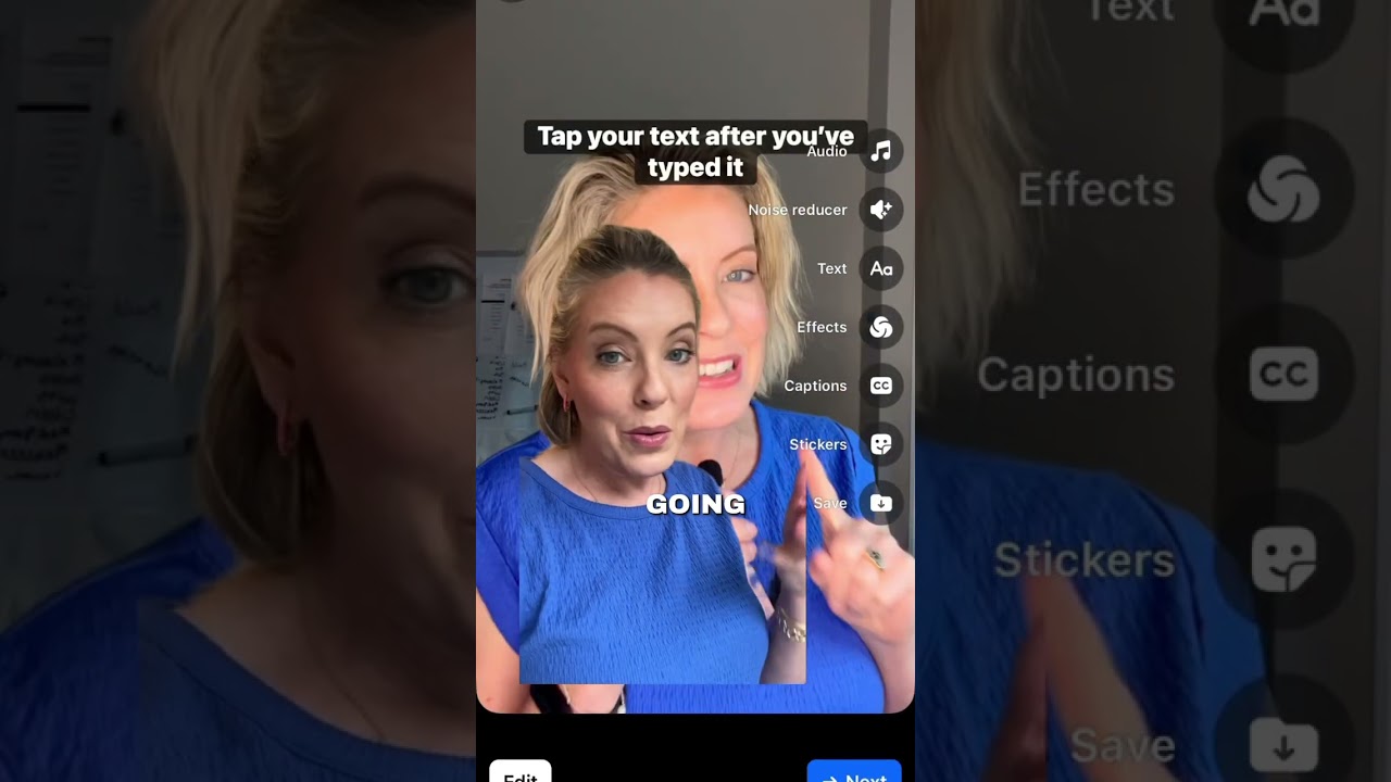 Lesson 3: How to change text color and style in your Facebook Reels! Plain white text blends in and