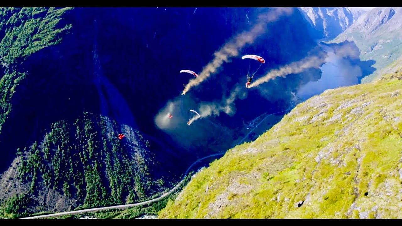 VLOG #18 Incredible XRW Wingsuit base jump and epic Heli base day