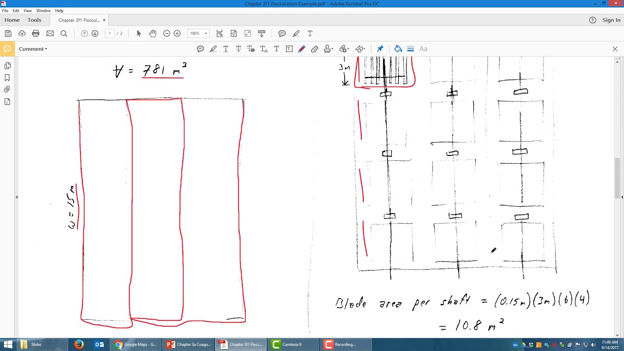 Flocculation Basin Design Example