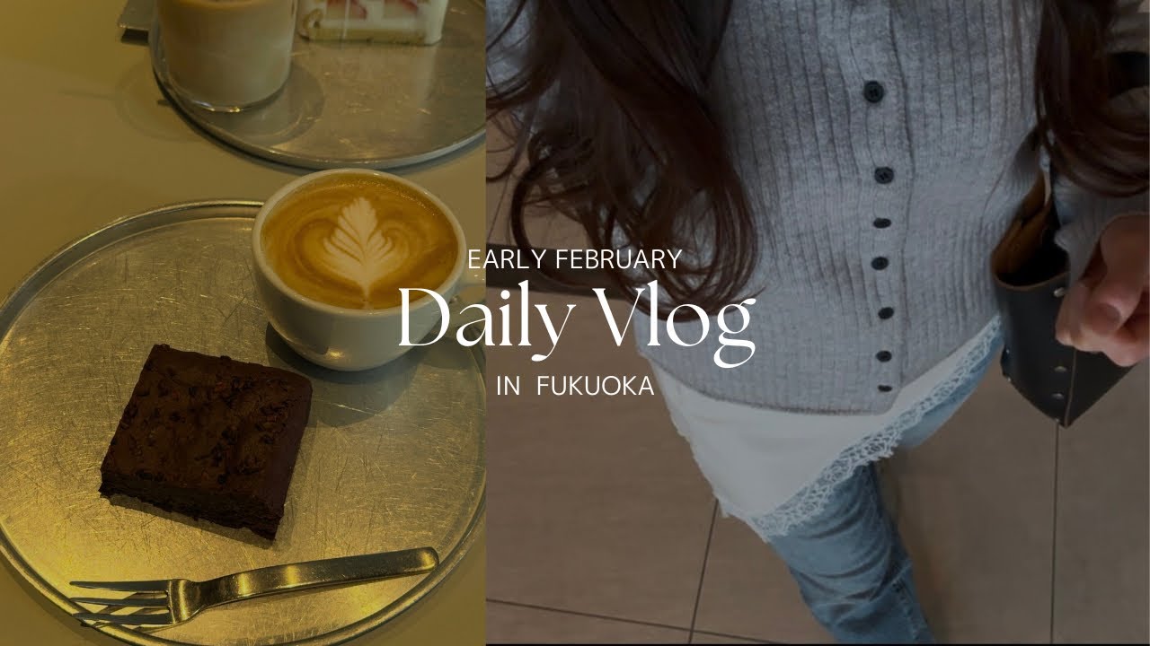 友達と予定いっぱいの福岡在住20代社会人の日常vlog 😙❣️|カフェ|占い|ピラティス|ガチャガチャ|おにぎり|