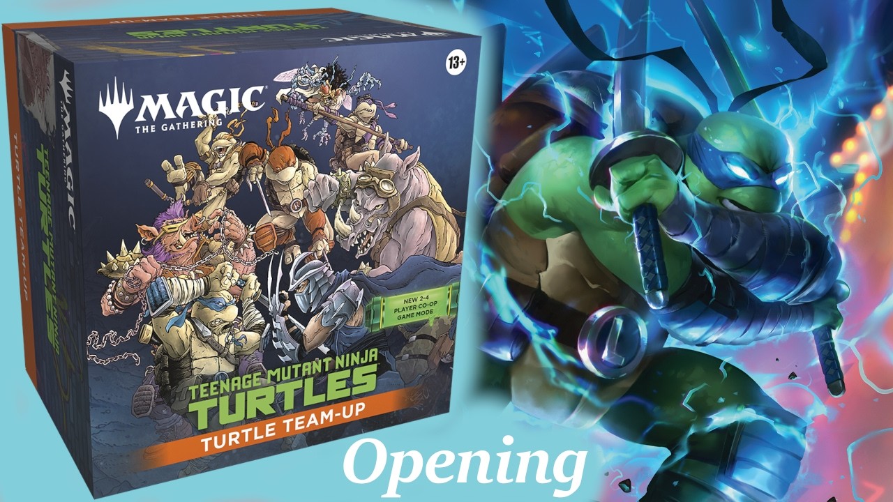 Открытие набора TMNT Turtle Team-Up | MTG - Teenage Mutant Ninja Turtles