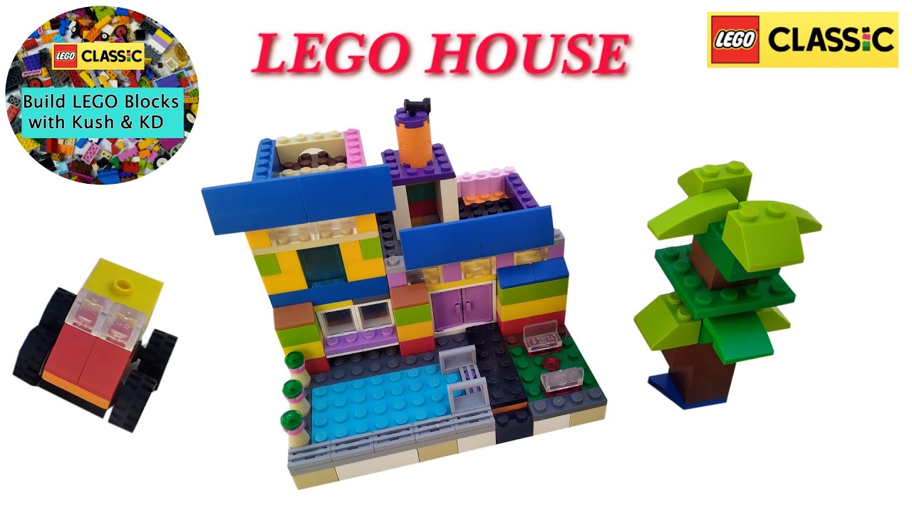 LEGO HOUSE MODEL || with LEGO Classic 10715 || MOC|| Building Instructions Ideas
