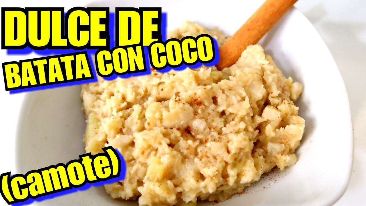 DULCE DE BATATA CON COCO