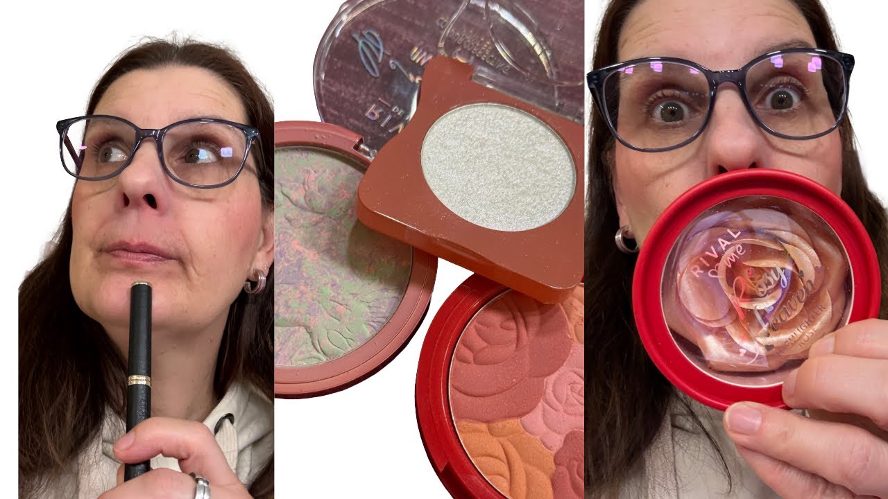 😍NEUE LE's im Rossmann entdeckt mit Ausprobieren auf dicker Schnupfnase 🙈🤧Highlighter 😍 Blush 💚nice