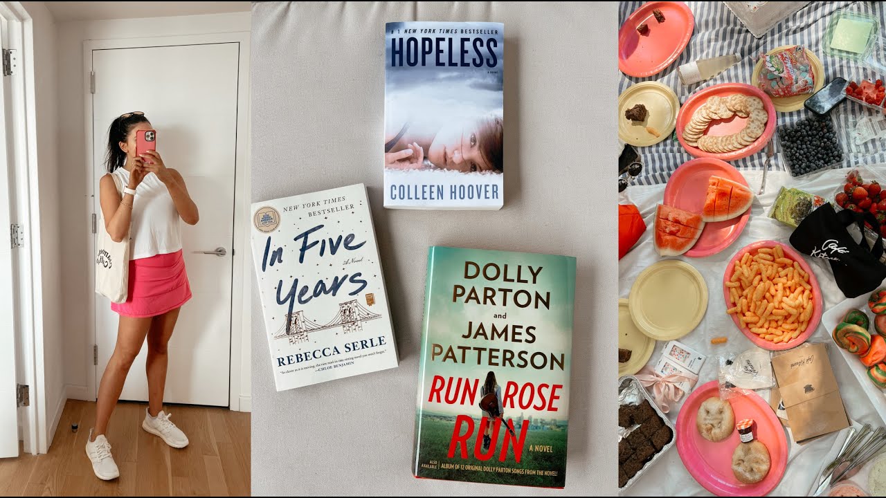 VLOG:  spending time alone in NYC!  new books, cooking, picnic + self care weekend in my life