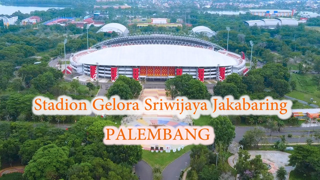 Stadion Gelora Sriwijaya Jakabaring Palembang View Drone ....